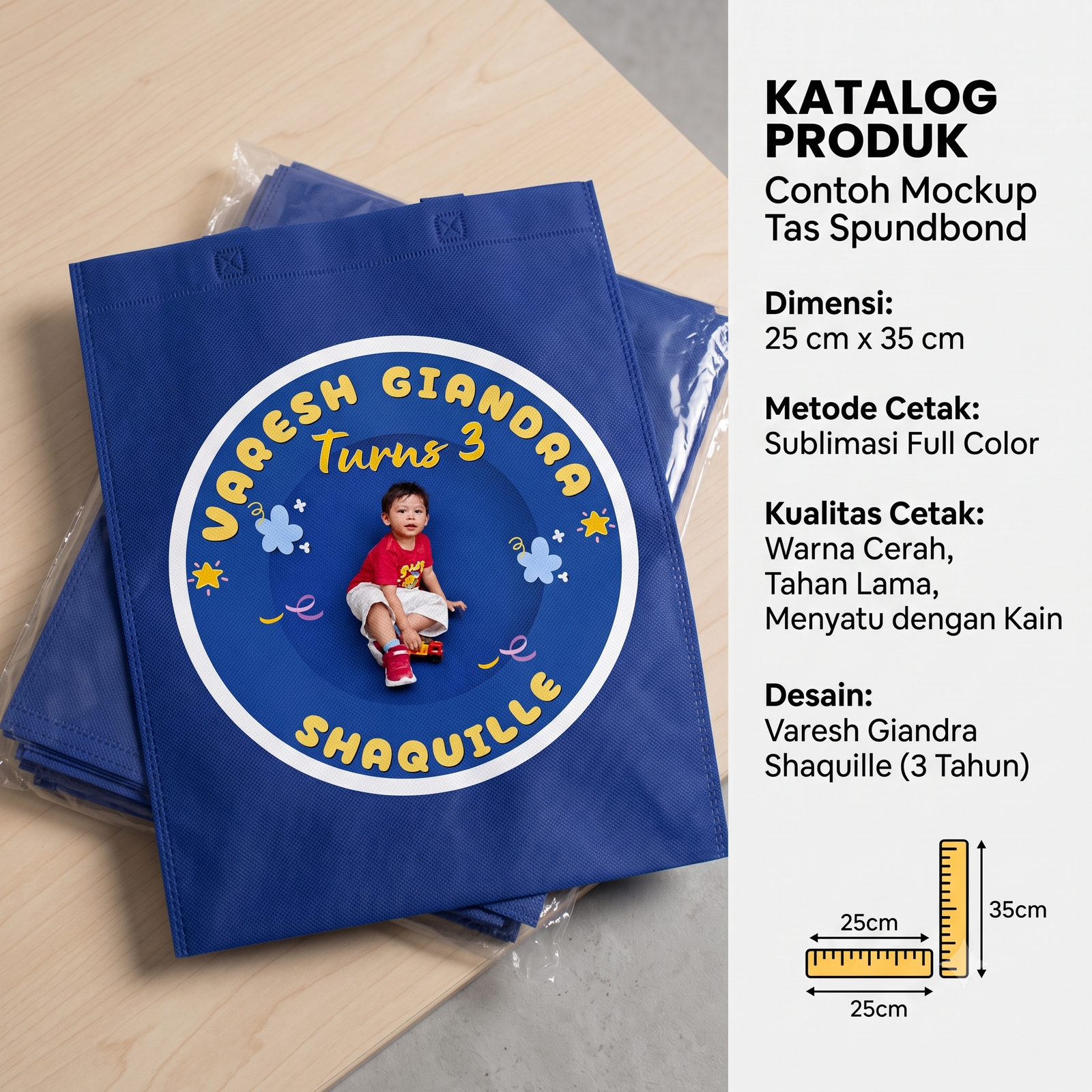 Tas Sablon 25x35x8